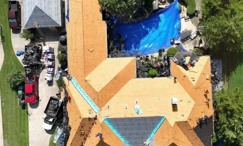 Professional Roof Repair being performed in Palm Bay